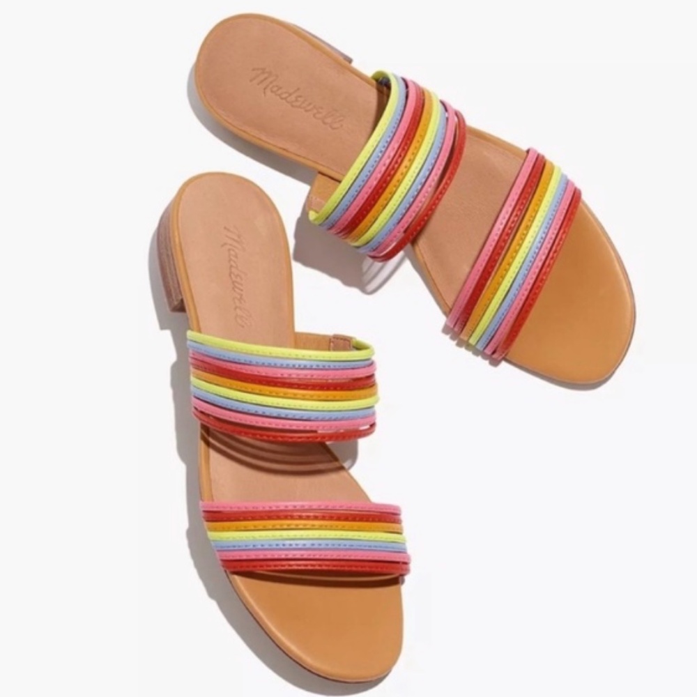MADEWELL - Micro Strap Rainbow Sandal Slide Slip On